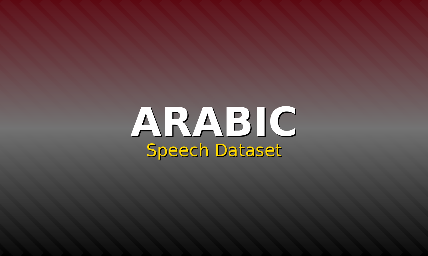 Arabic Speech Dataset