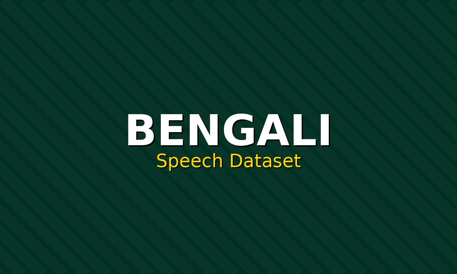 Bengali Speech Dataset