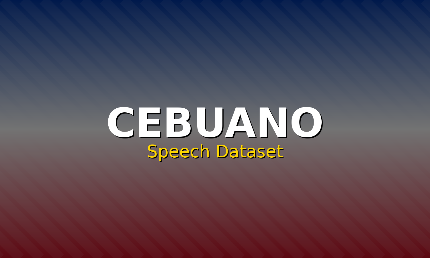 Cebuano Speech Dataset