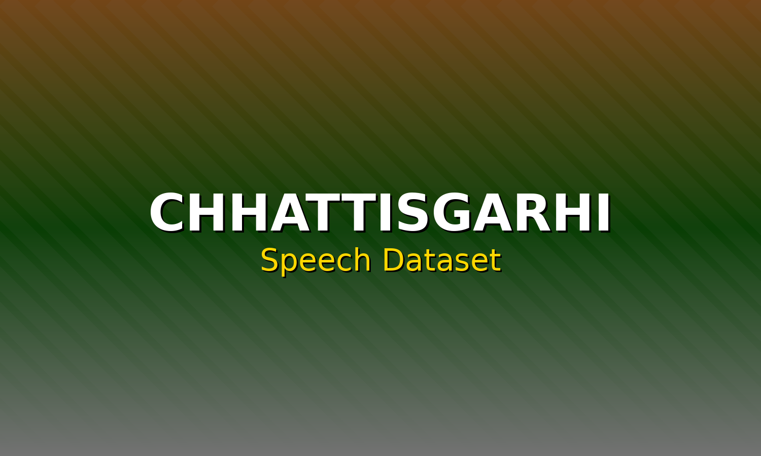 Chhattisgarhi Speech Dataset