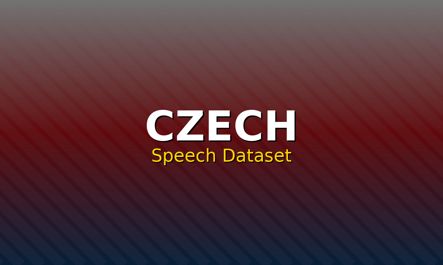 Czech Speech Dataset