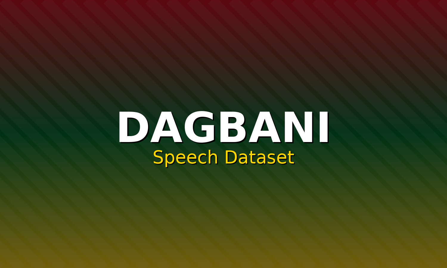 Dagbani Speech Dataset