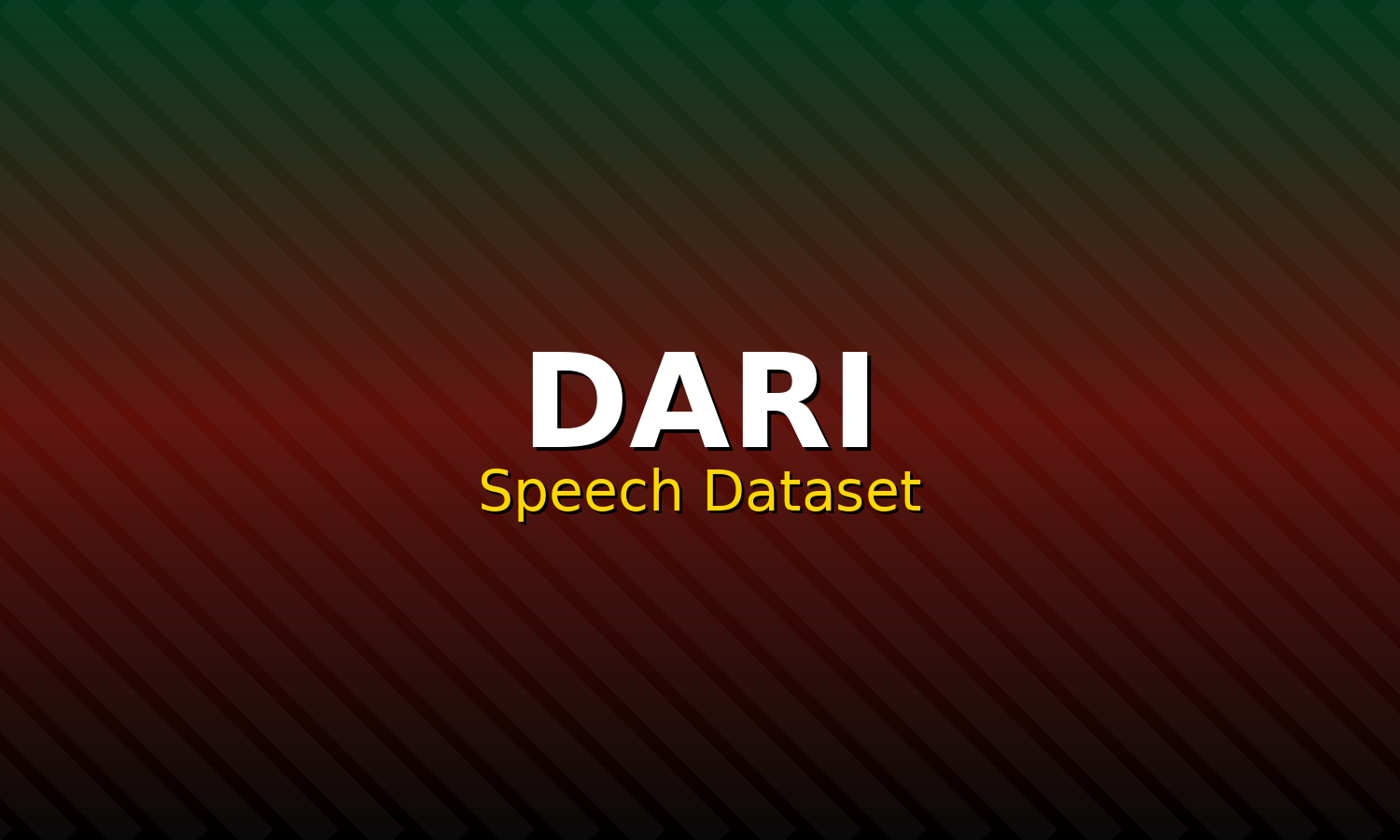 Dari Speech Dataset