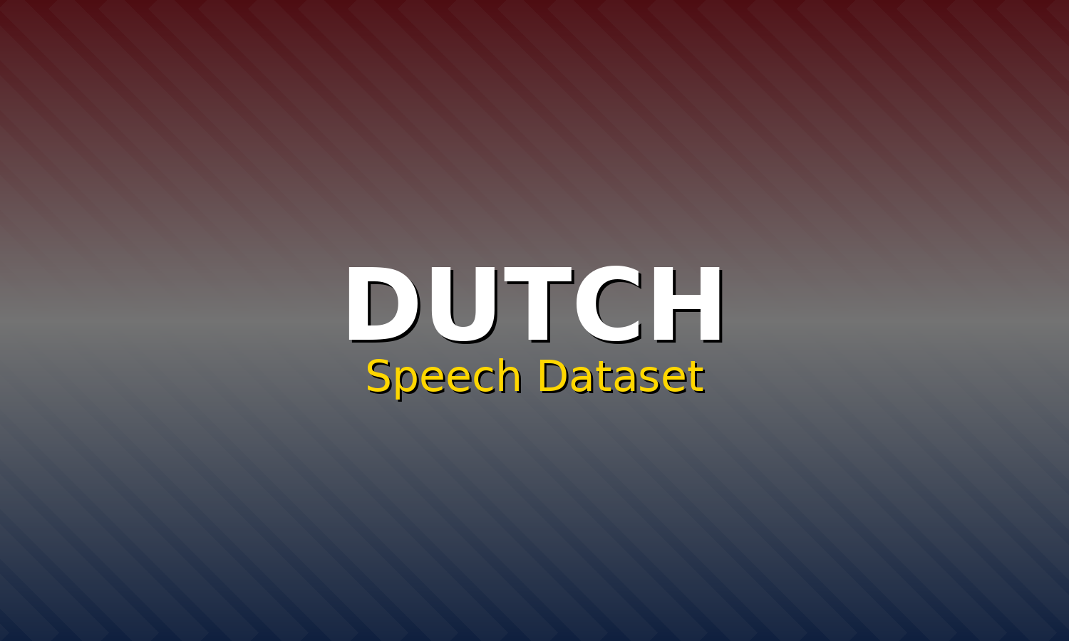 Dutch Speech Dataset