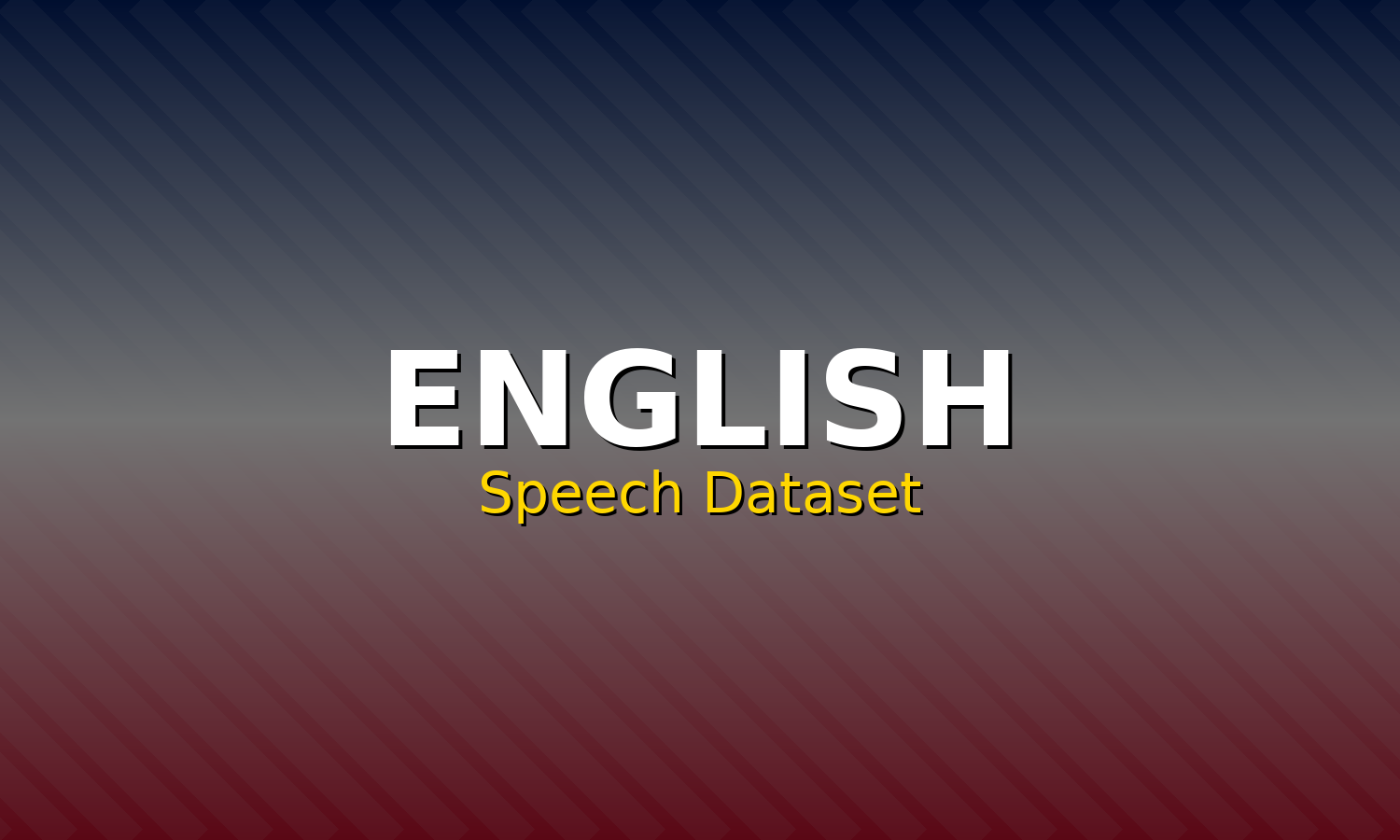 English Speech Dataset