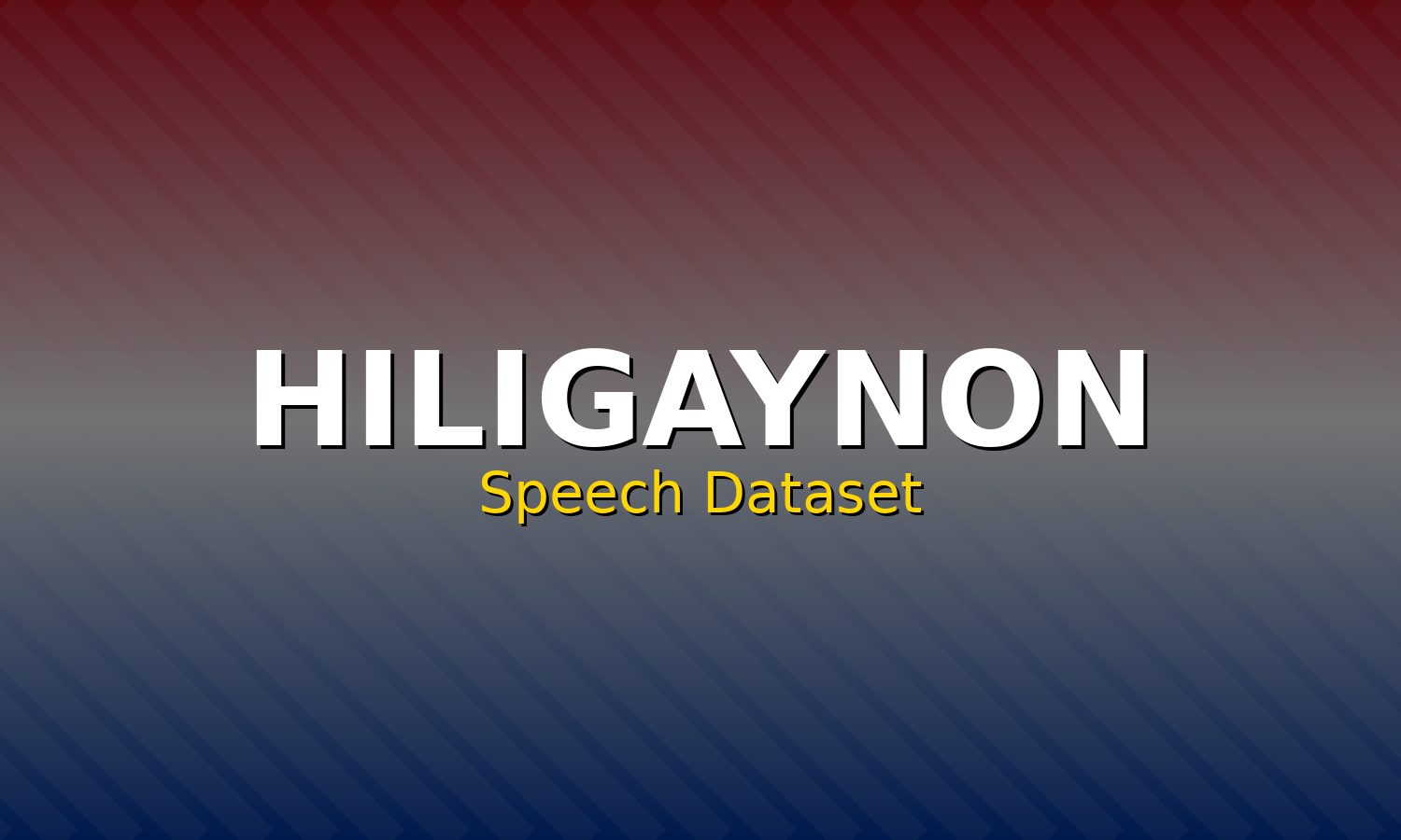 Hiligaynon Speech Dataset