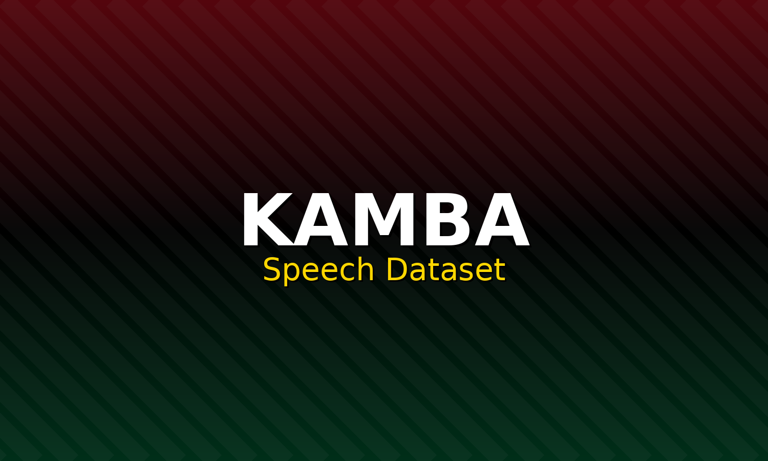 Kamba Speech Dataset