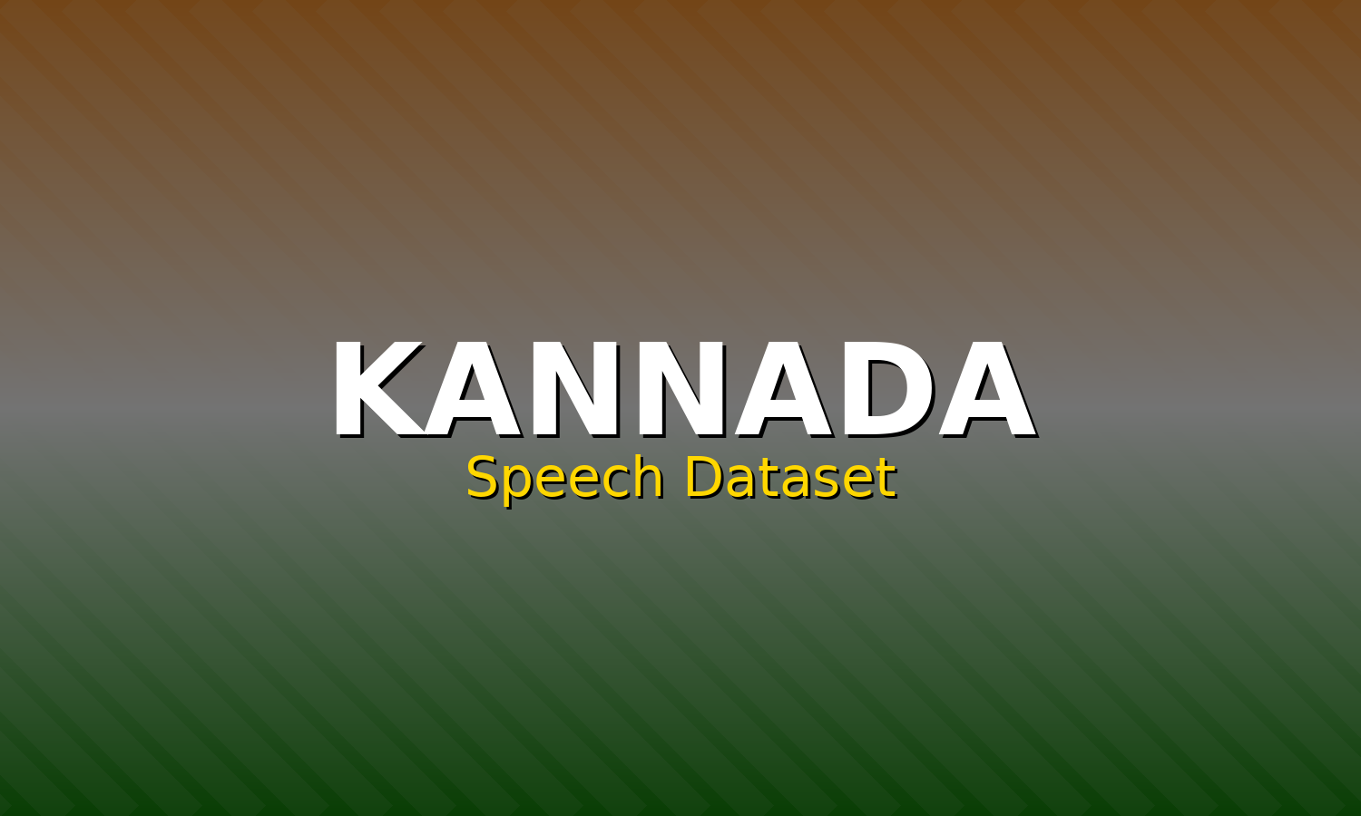 Kannada Speech Dataset