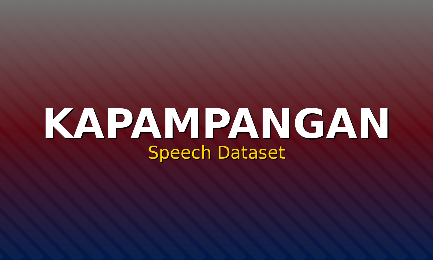 Kapampangan Speech Dataset