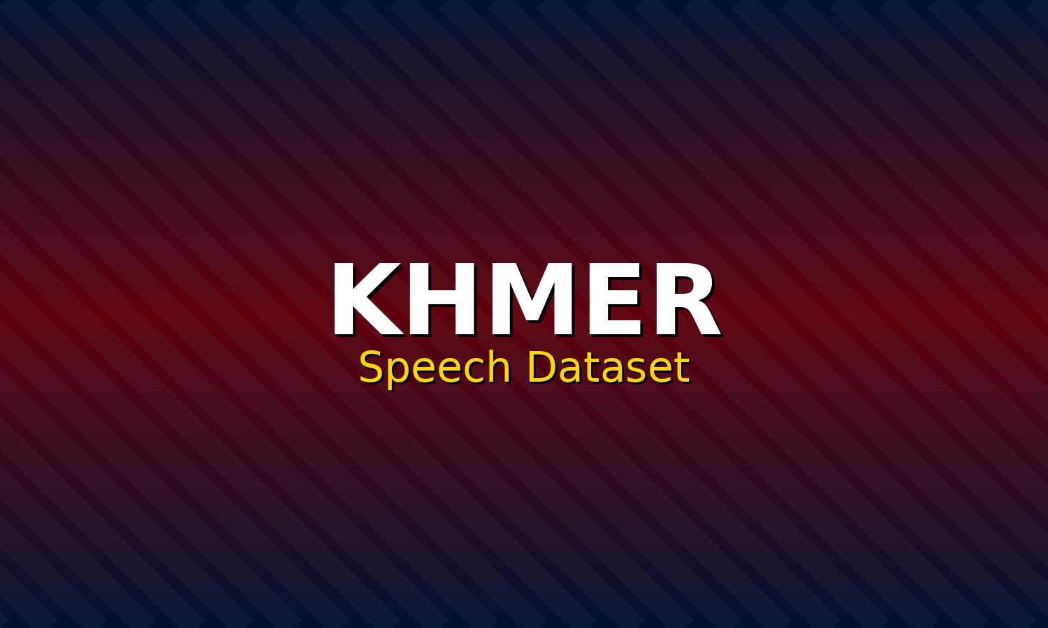 Khmer Speech Dataset