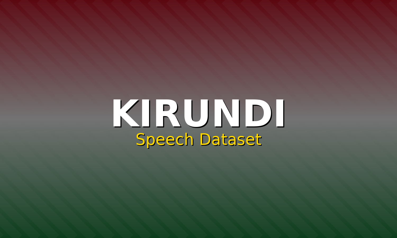 Kirundi Speech Dataset