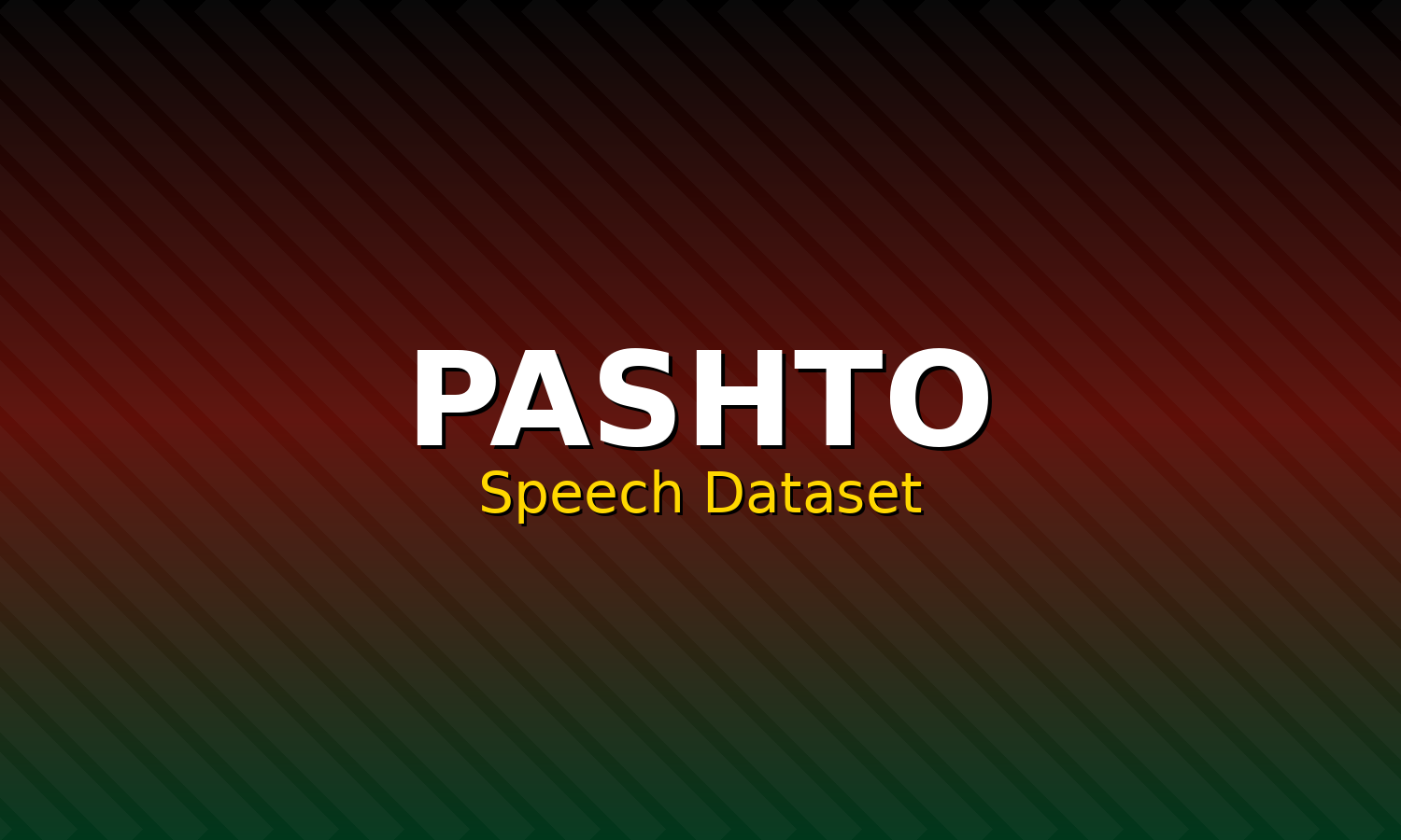 Pashto Speech Dataset