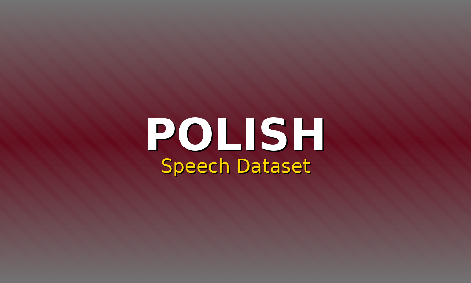 Polish Speech Dataset