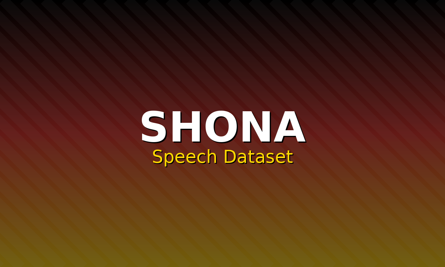 Shona Speech Dataset