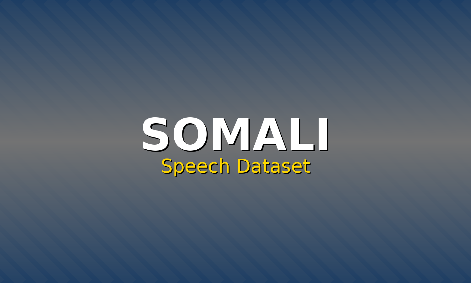 Somali Speech Dataset