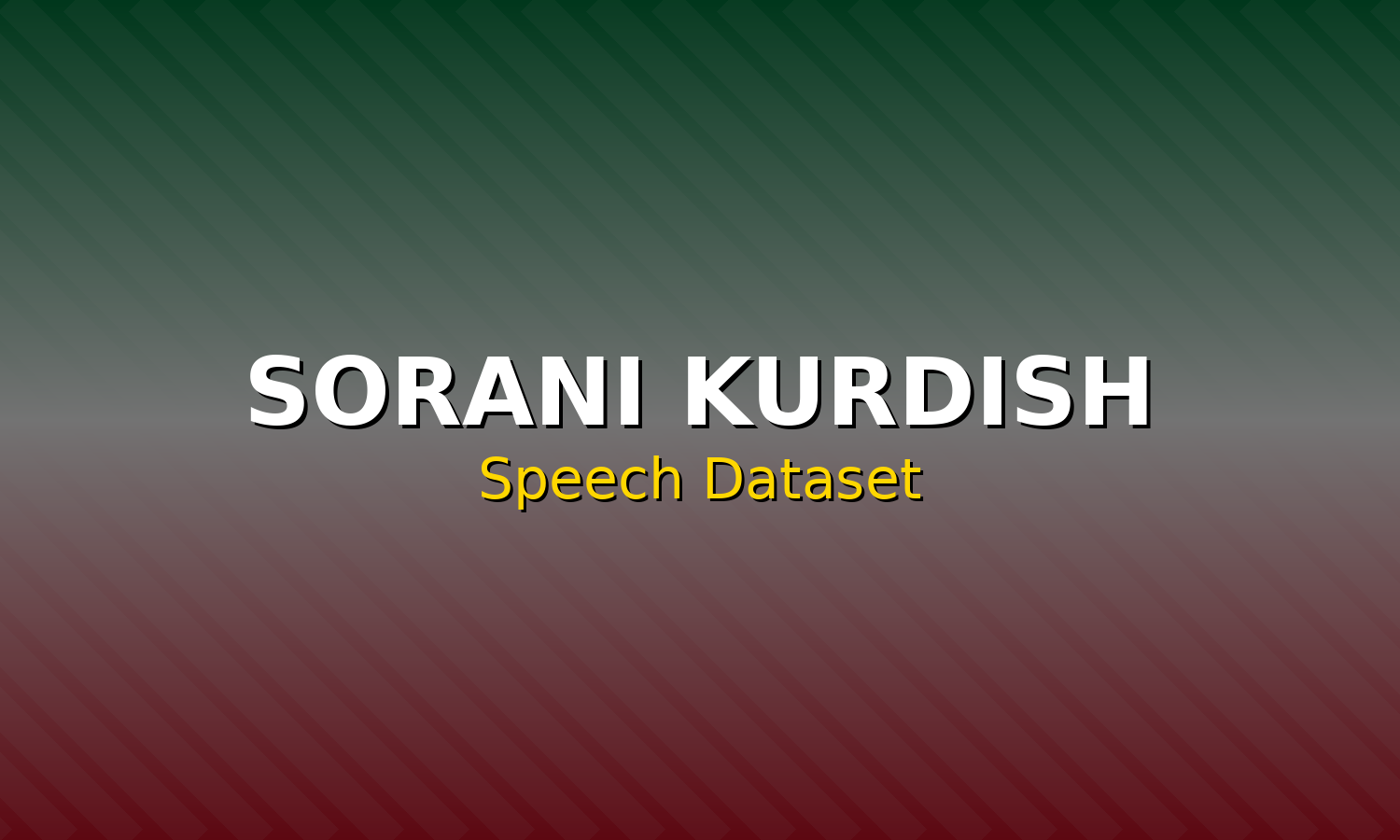 Sorani Kurdish Speech Dataset