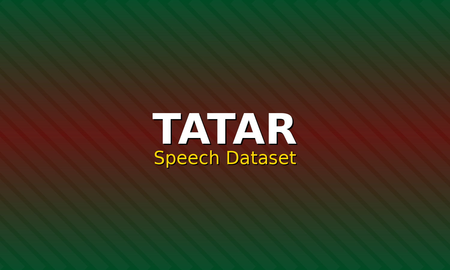 Tatar Speech Dataset