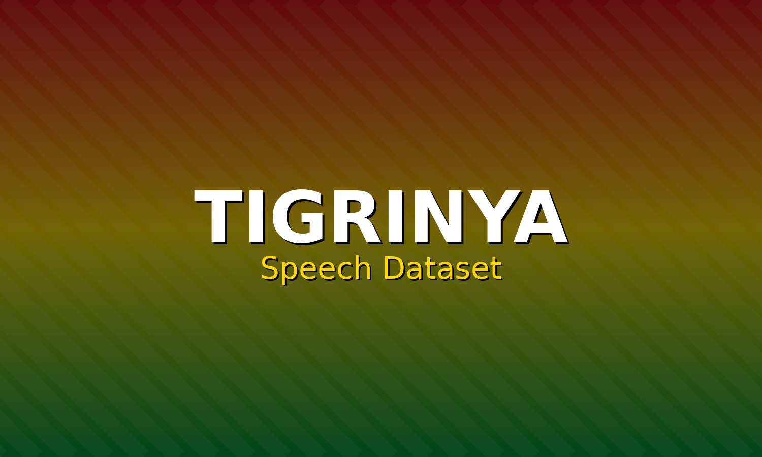 Tigrinya Speech Dataset