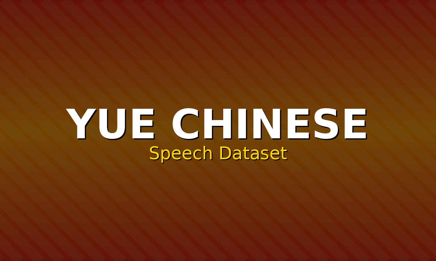 Yue Chinese Speech Dataset
