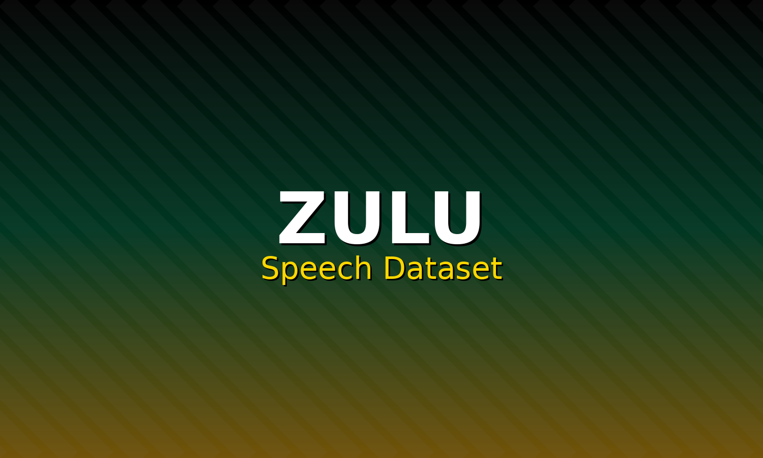 Zulu Speech Dataset